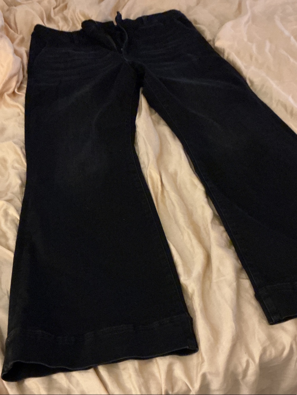 Liverpool Black Wide Leg Jeans - Flared Style